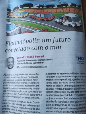 ... Good news ?? It was always connected to the ocean ... at Baruc Natural in Florianopolis