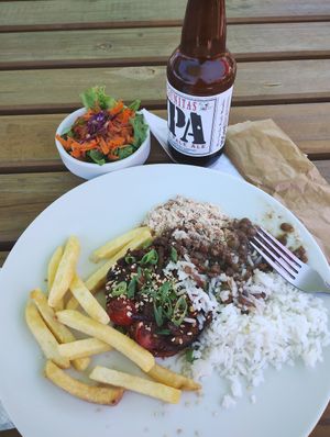 Success the vegano meal... Great rate... Top at Baruc Natural in Florianopolis