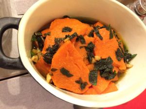 Carrot based vegan entree.  at Mercadante Specialites Siciliennes in Nimes