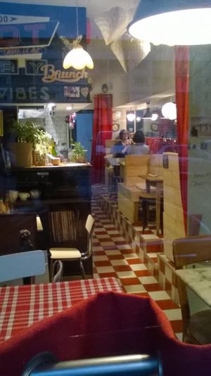 salle de restaurant at Pancake Fever in Caen