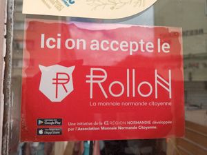 Local cash at Pancake Fever in Caen