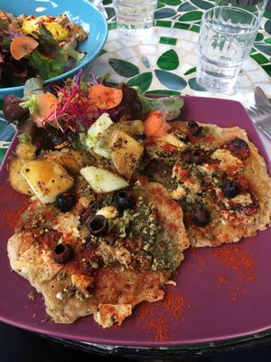 Savoury pancakes  at Pancake Fever in Caen