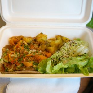 Le Moldu (vegan) at Pancake Fever in Caen