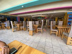 Dining area at India Town in Mexico City