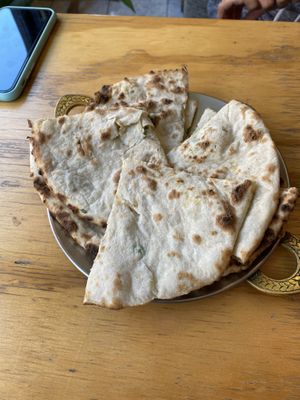 Aloo Parantha  at India Town in Mexico City