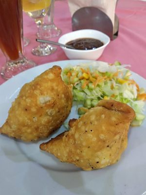 Samosa at India Town in Mexico City