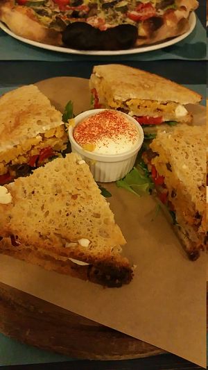 Vegan Sandwich at Pizzeria Capri in Jesolo