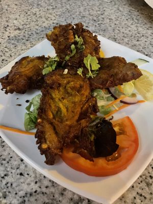 Onion baji  at Spice Hut in Quesada