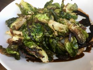 Crispy Brussel Sprouts (vegan) at Busboys and Poets - Carroll St in Washington