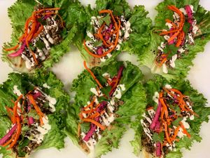 Thai lettuce wraps  at Juicelation in Naples
