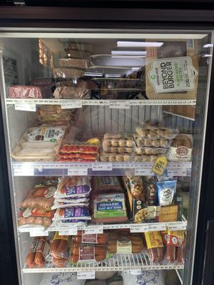 Vegan and meat protein at California Ranch Market in Cabo San Lucas