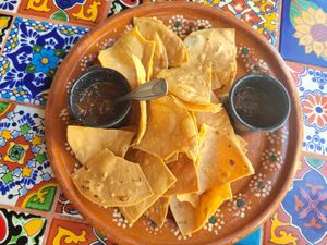 Chips & salsa at Jazmin in San Jose Del Cabo