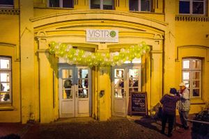 Same building, another entrance. 
Photo from our opening party on 5th November. at Vistro in Hamburg