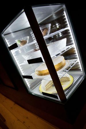 All time favourites: Mousse au Chocolat and Tiramisu. 
Changing cakes, pies and cookies. at Vistro in Hamburg