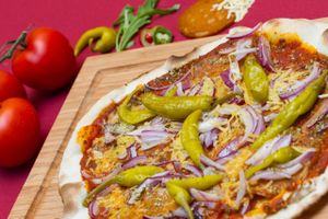 Pizza: Salami-Pepperoni at Vistro in Hamburg