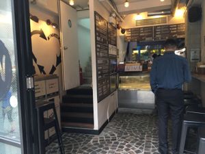 Small, but nice & clean space; pleasant decor at Mana! Raw in Hong Kong Island