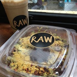 Raw pasta and Shake at Mana! Raw in Hong Kong Island