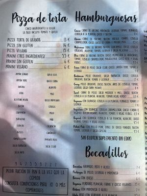 Menu 2026  at El Retiro de Isidora in Aranda De Duero