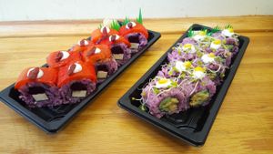 Yummy sushi! at The Root in Wroclaw