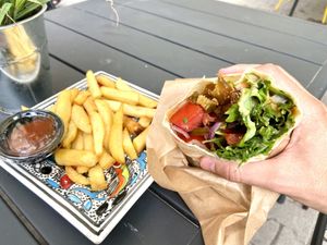 Mr. Wrap. 23 zł at Mango Vegan Street Food - Bracka in Warsaw