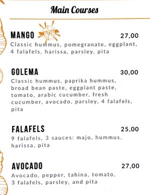 Food menu 2 of 10, July 2021 at Mango Vegan Street Food - Bracka in Warsaw