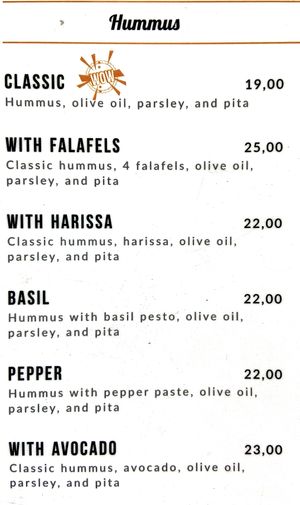 Food menu 4 of 10, July 2021 at Mango Vegan Street Food - Bracka in Warsaw