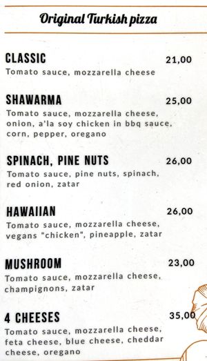 Food menu 5 of 10, July 2021 at Mango Vegan Street Food - Bracka in Warsaw