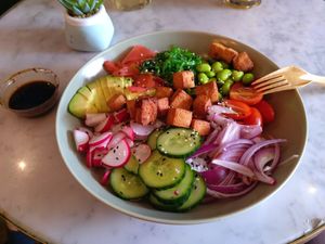 Buddha bowl at Mango Vegan Street Food - Bracka in Warsaw