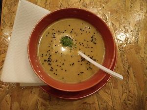 soup of the day at Mango Vegan Street Food - Bracka in Warsaw