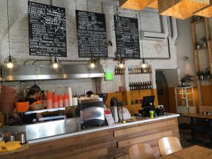 inside  at Mango Vegan Street Food - Bracka in Warsaw