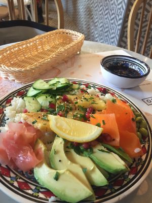 Tempeh Bowl - where is Tempeh? at Mango Vegan Street Food - Bracka in Warsaw