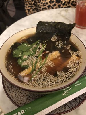 Ramen miso at Mango Vegan Street Food - Bracka in Warsaw