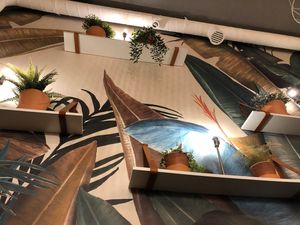 Interior at Mango Vegan Street Food - Bracka in Warsaw