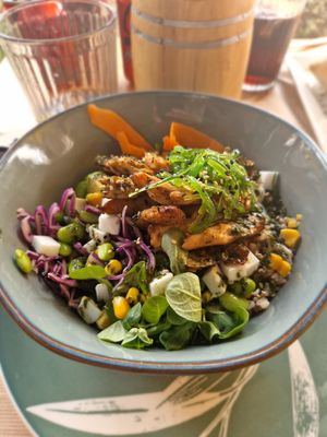 Vegan Buddha Bowl at Caos in Ibiza