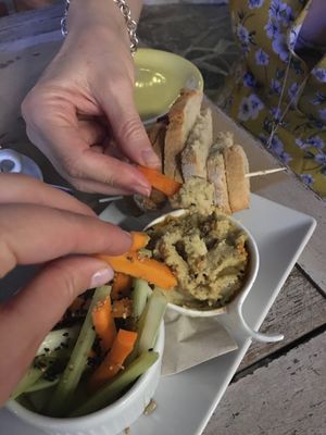  Because hummus is life at Caos in Ibiza