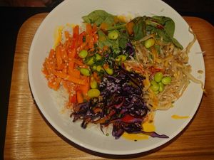 Vegan Bibimbap at Orangebox in Munich