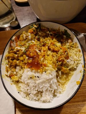Esto era el curry… horrible  #Veganuary at Orangebox in Munich