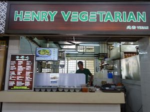 Henry Vegetarian stall at Henry Vegetarian in East Singapore