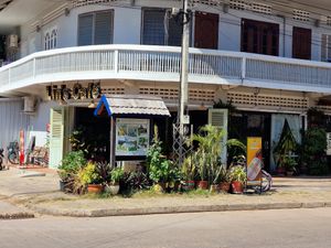  at Lin's Cafe in Savannakhet