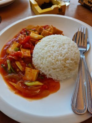  at Lin's Cafe in Savannakhet