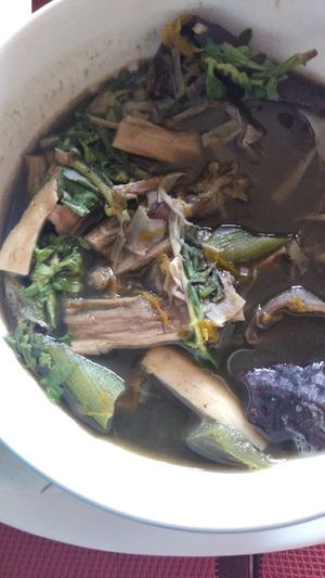 Gaeng noor mai ... Delicious at Lin's Cafe in Savannakhet