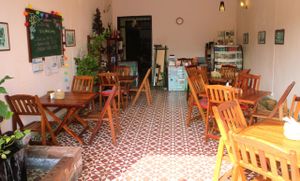 Cafe at Lin's Cafe in Savannakhet