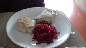 buritto  at Veggie Garden in Prague