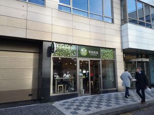 Outside at Veggie Garden in Prague