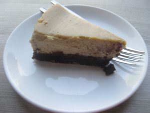 Cheesecake at Veggie Garden in Prague