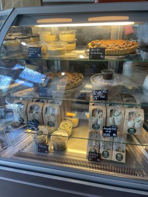 Wraps, quiches, cakes  at Veggie Garden in Prague