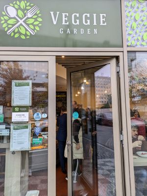 Outside of Veggie Garden. at Veggie Garden in Prague
