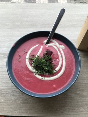 Polévka  at Veggie Garden in Prague