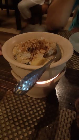 Massaman curry in clay pot at Rice Paddy in Koh Yao Noi