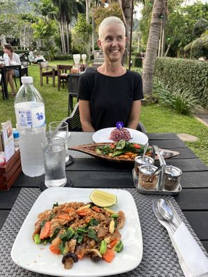 Great food in a garden setting   at Rice Paddy in Koh Yao Noi